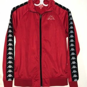 Red kappa zip up